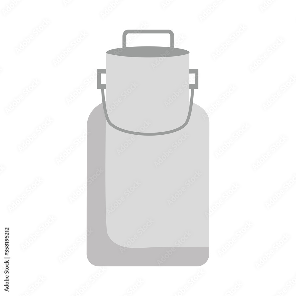 Isolated farm milk can vector design Isolated farm milk can vector design