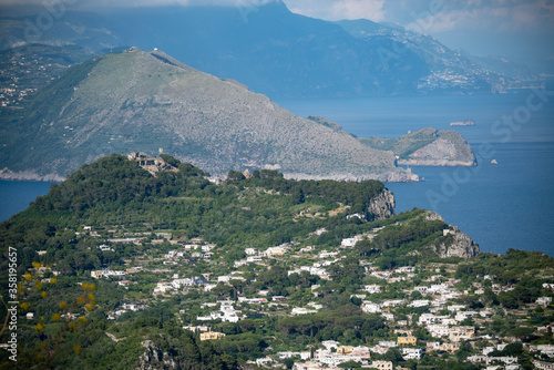 Stunning view Capri, Villa Jovis, i Galli , penisola sorrentina