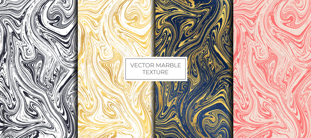 Gold and white marble vector design. Marbling Texture design.