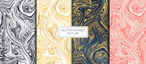 Gold and white marble vector design. Marbling Texture design. photo