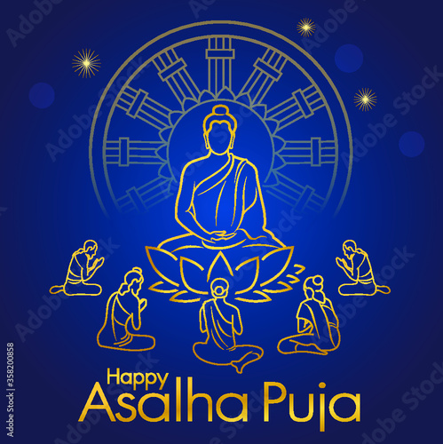 Asalha Puja Day this day to honor Buddha’s first sermon after the Lord Buddha obtained Enlightenment.