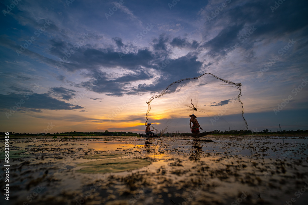 life of asia fisherman