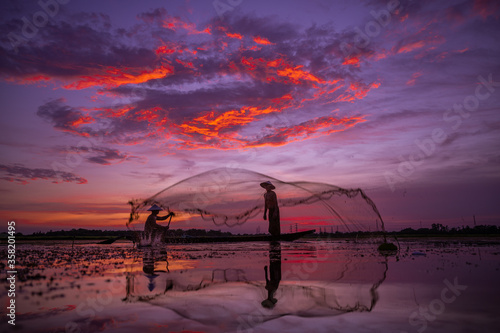 life of asia fisherman