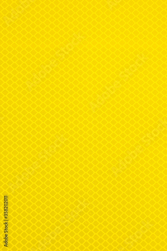 The yellow background pattern of curving symbols is perfect