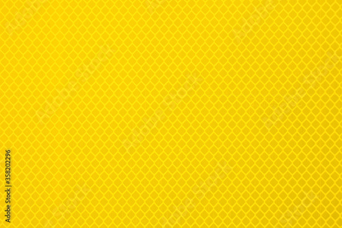 The yellow background pattern of curving symbols is perfect