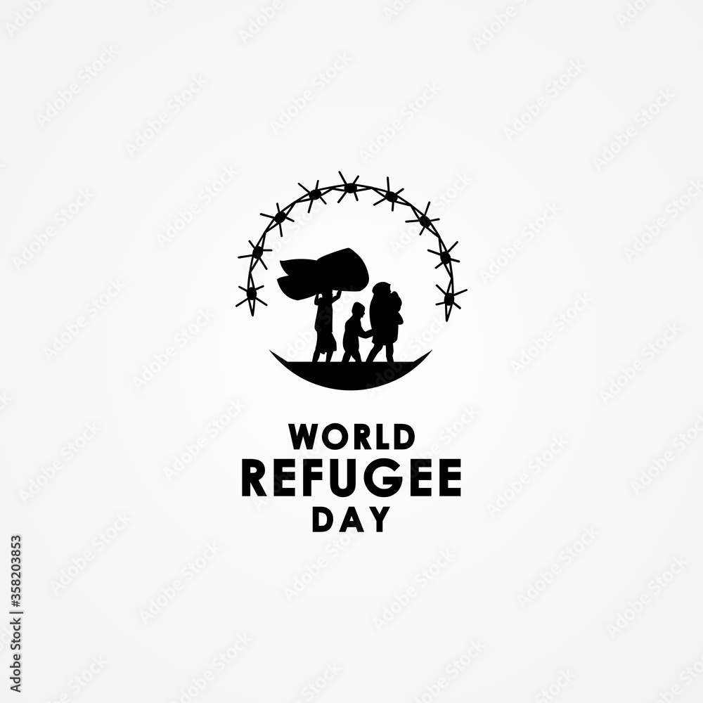 World Refugee Day Vector Design Illustration For International Issue