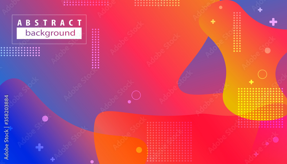 color abstract fuild background ,banner template