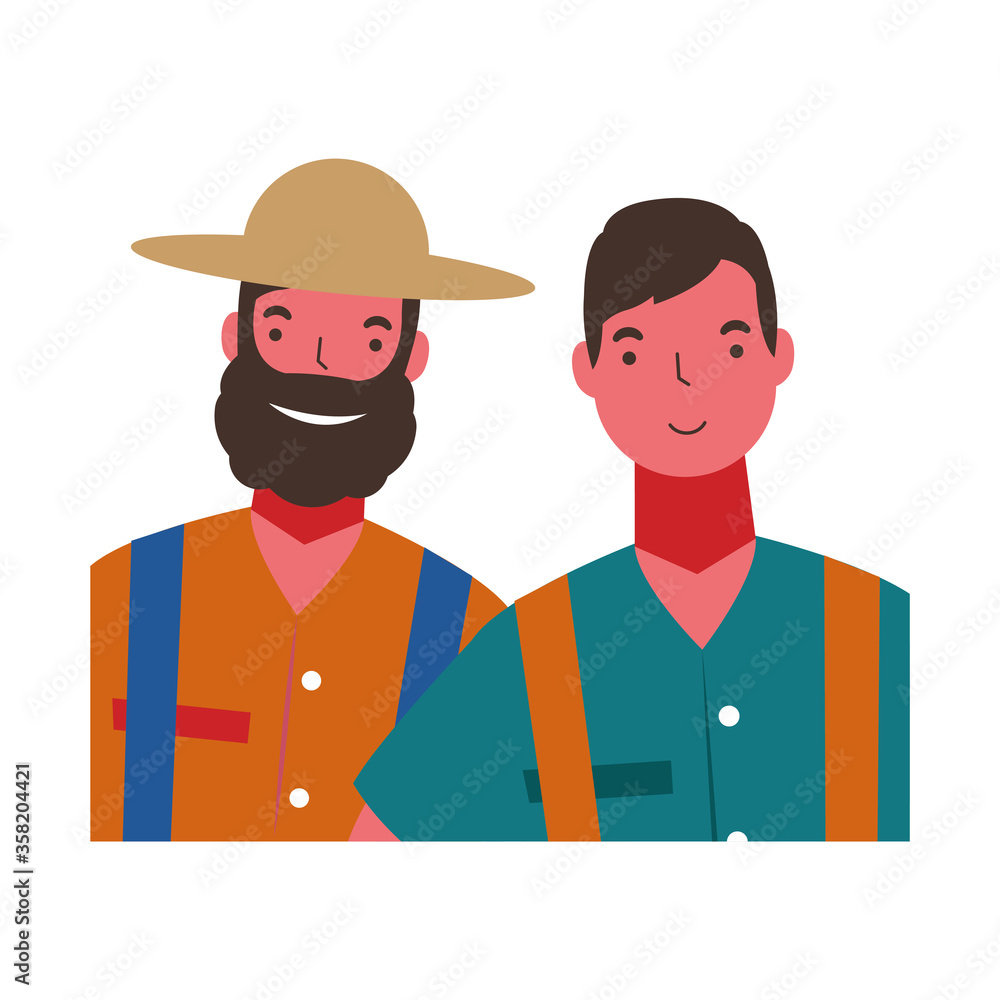 gardeners men workers vector design gardeners men workers vector design