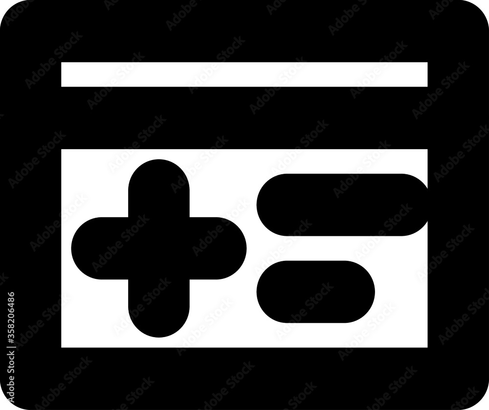 insurance card icon vector for web and apps insurance card icon vector for web and apps