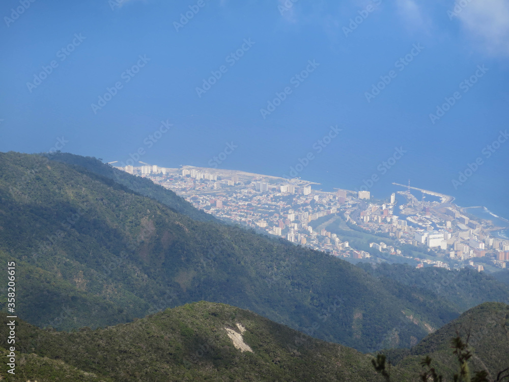daytime city from the mountain