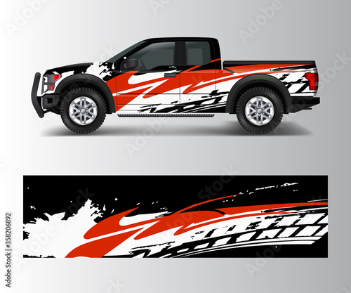 Racing background for vinyl wrap and decal for truck and vehicle Graphic vector