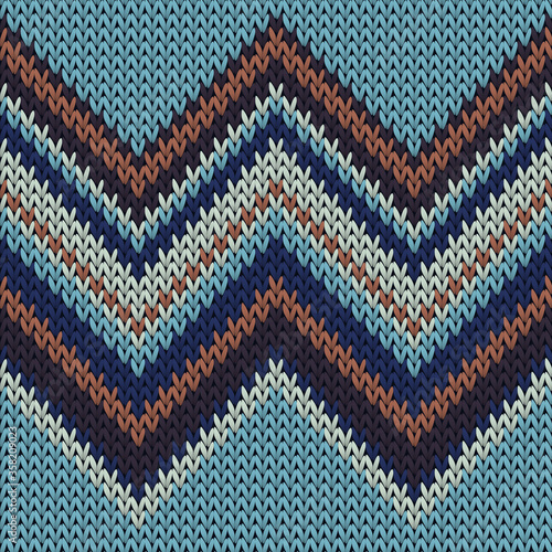 Natural zig zal lines knitting texture geometric 