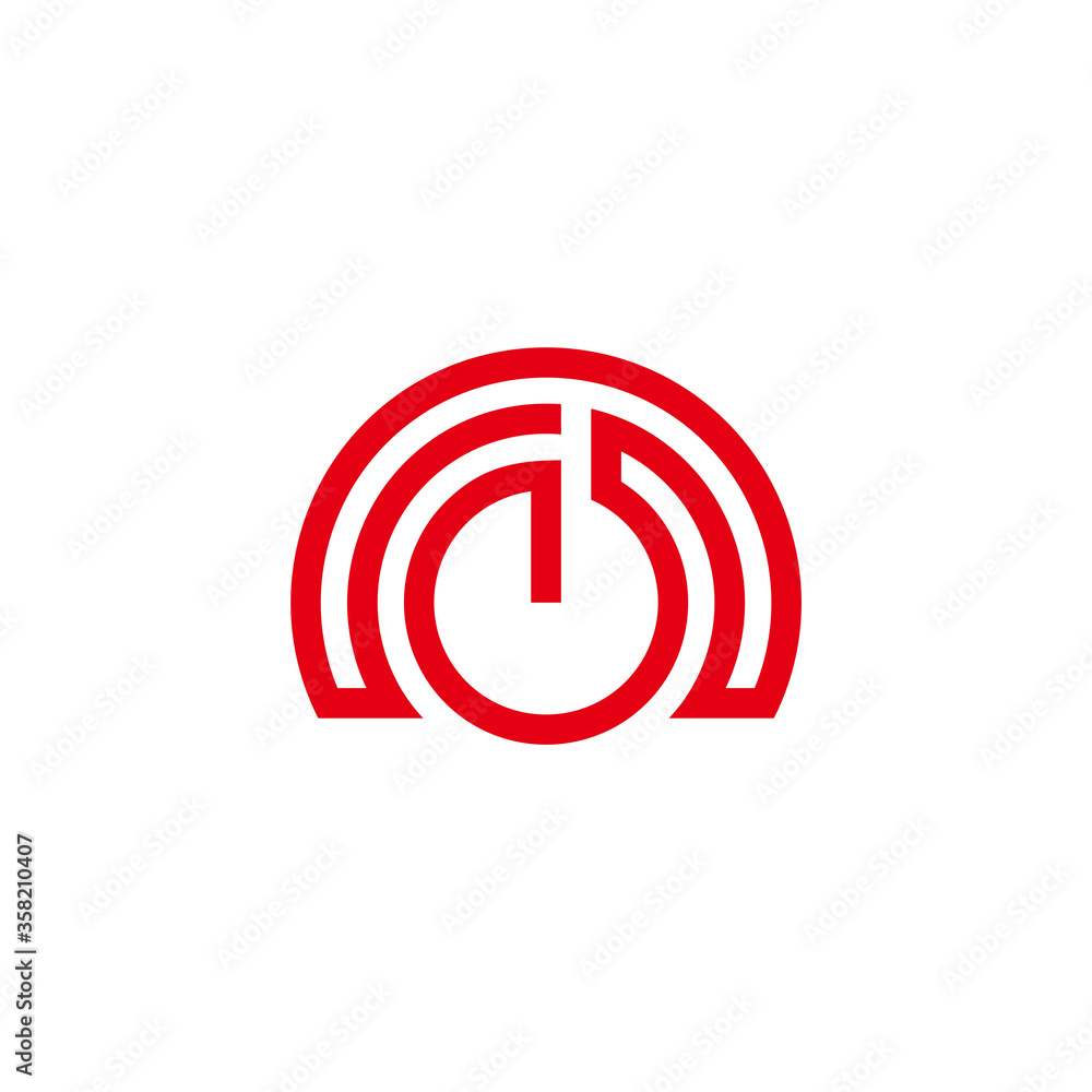 power button symbol simple geometric linear logo vector power button symbol simple geometric linear logo vector