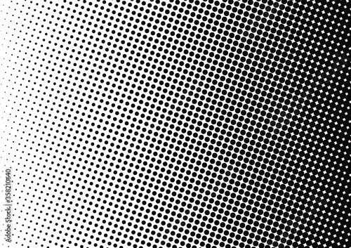 Vector halftone dots. Abstract Halftone Background