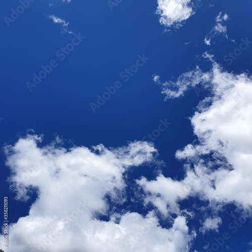 blue sky with clouds