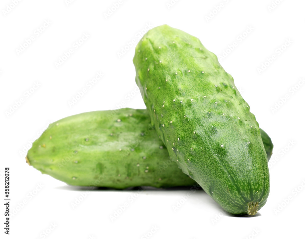 cucumber isolated on white background cucumber isolated on white background