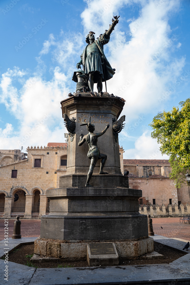 Monument Cristobal Columbus in Dominican Republic Zona Colonial