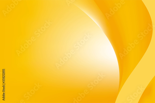 Abstract Dynamic Orange Wavy Background Design, Fresh Stylish Orange Background Template Vector