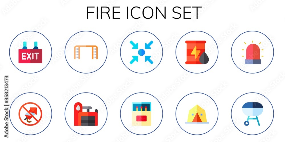 fire icon set fire icon set