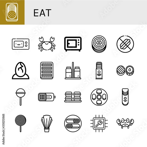 eat icon set
