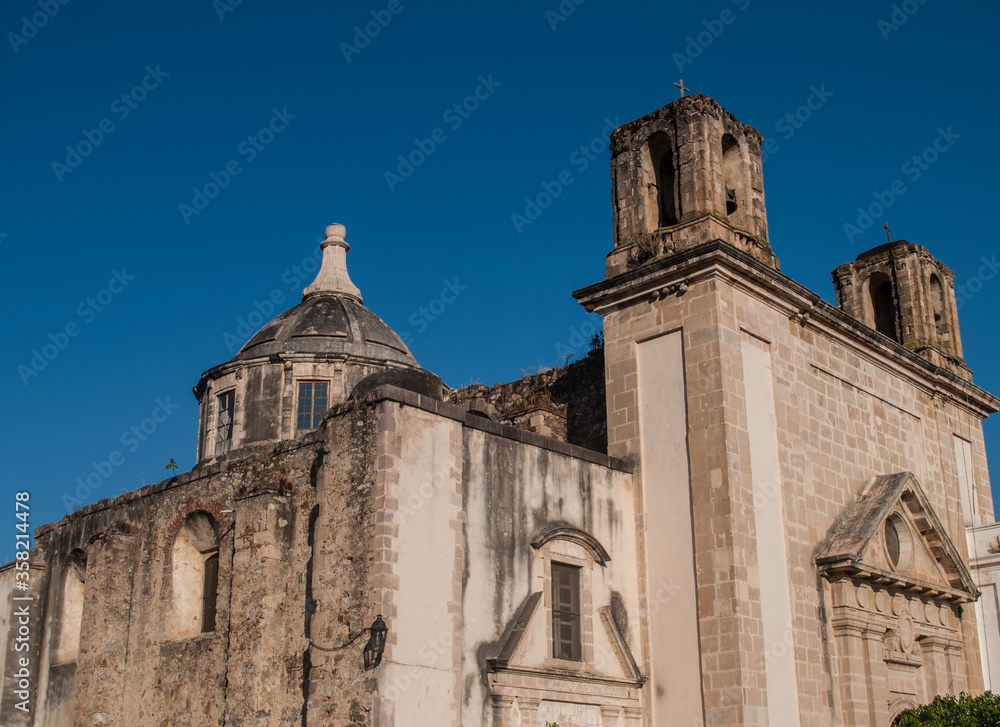 Old Temple Church in Taxco Guerrero, Mexico