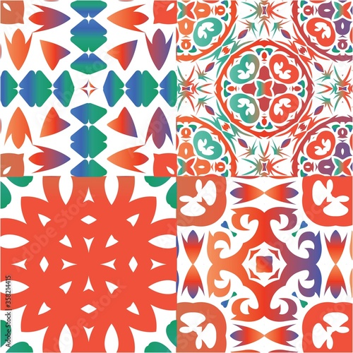 Decorative color ceramic talavera tiles.