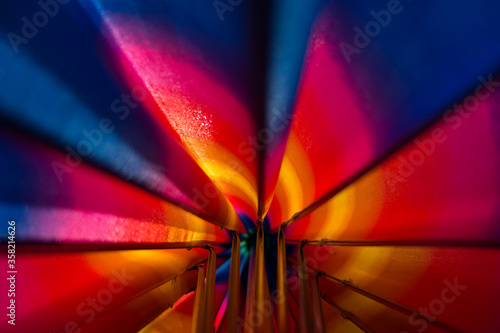 Colored umbrella