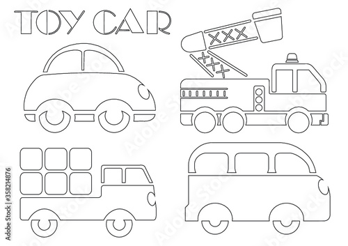 아이자동차, babycar , kids car, 차 일러스트, 차 스텐실, car stencil