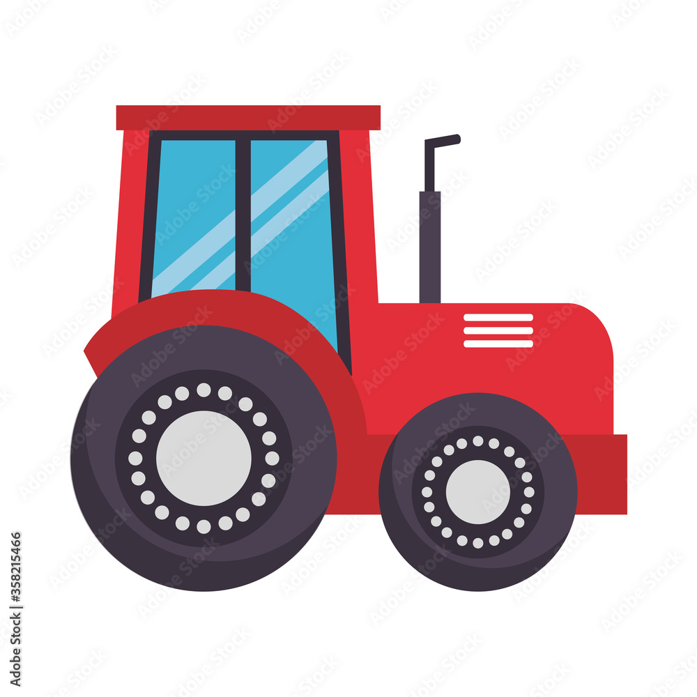Isolated farm tractor vector design Isolated farm tractor vector design