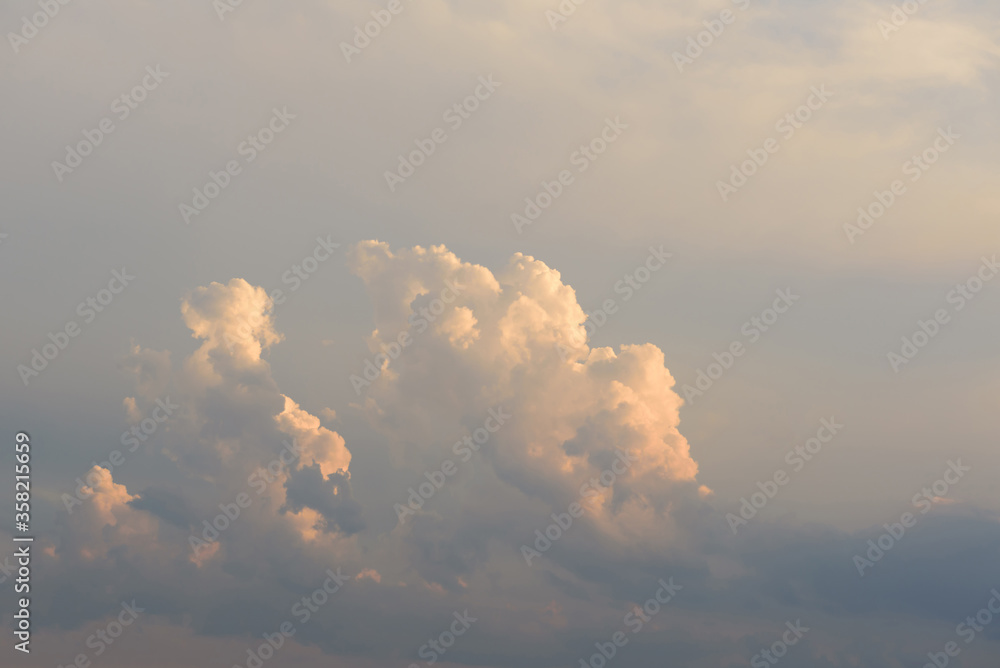 Sky with clouds and sunlight before sunset Sky with clouds and sunlight before sunset