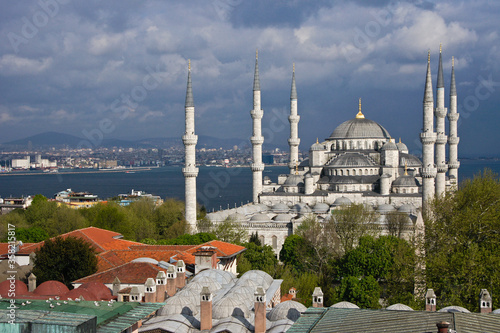 Sultanahmet Camii (Blue Mosque), Istanbul, Turkey