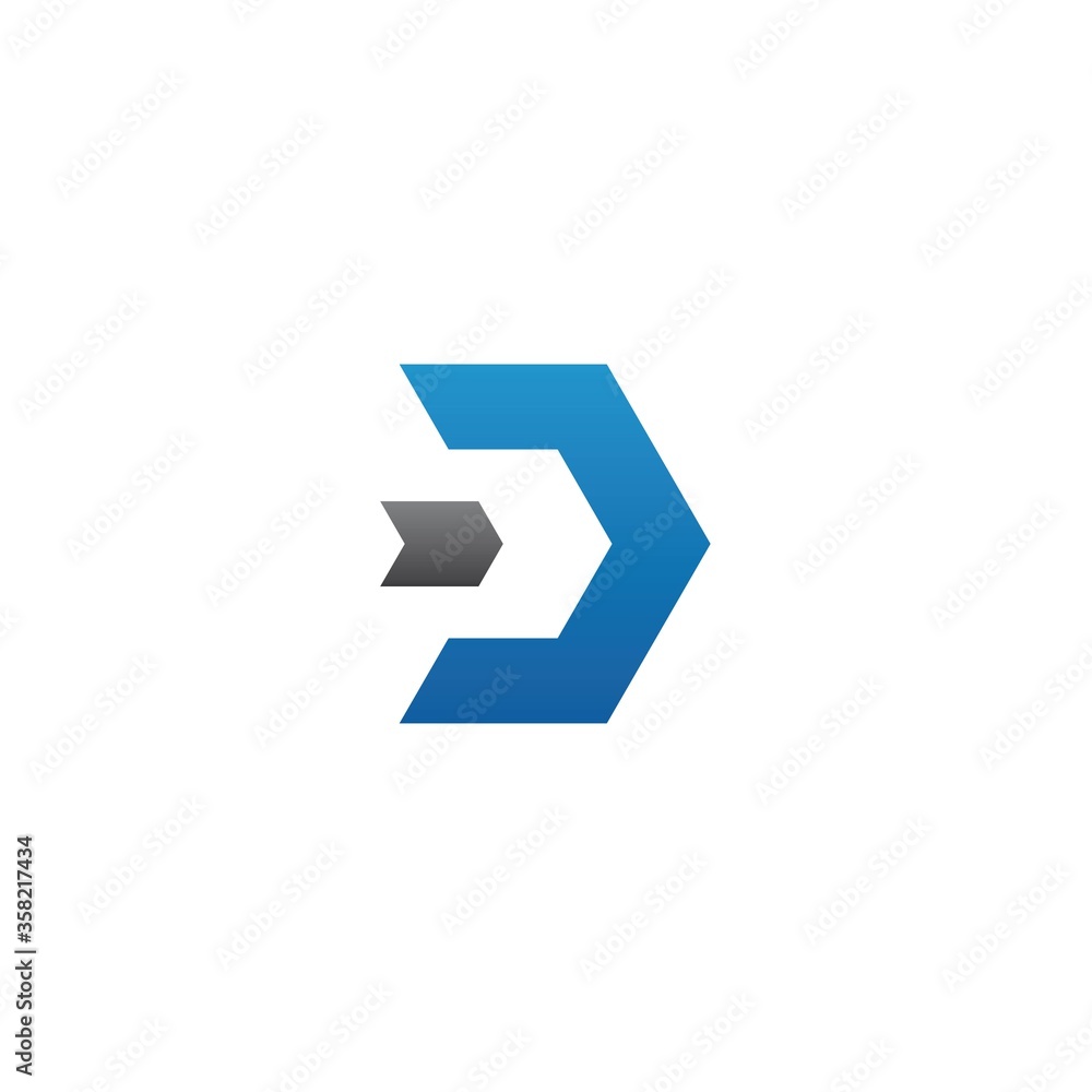 initial d logo design vector, icon, element, template initial d logo design vector, icon, element, template