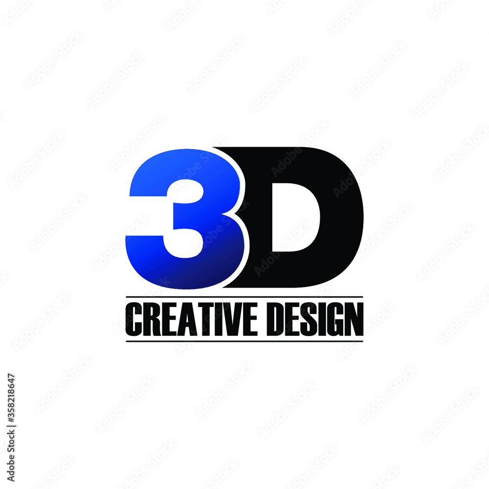 Letter 3D logo design vector. monogram logo vector illustration. Letter 3D logo design vector. monogram logo vector illustration.