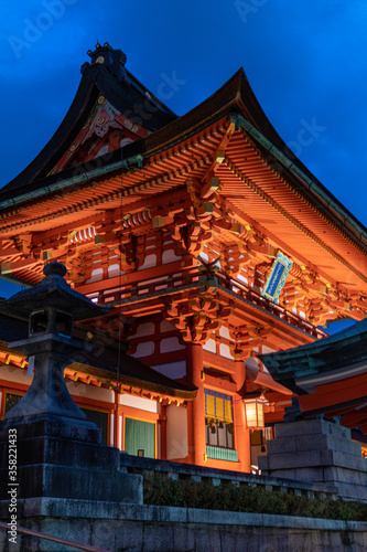 Fushimi Inari Shrine. Kyoto, Japan.