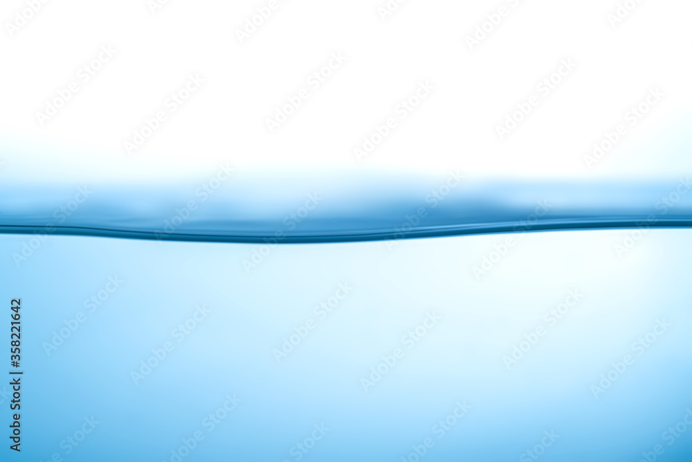 Clear water waves. Water wave isolated on white background Clear water waves. Water wave isolated on white background