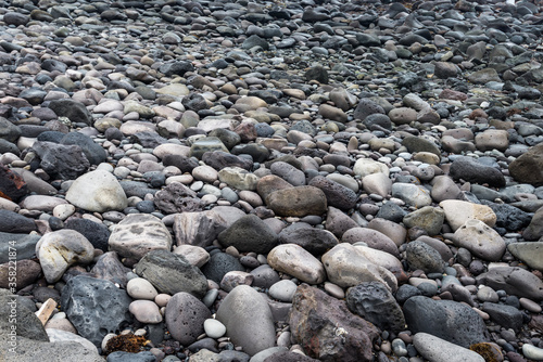 pebbles on the beach.