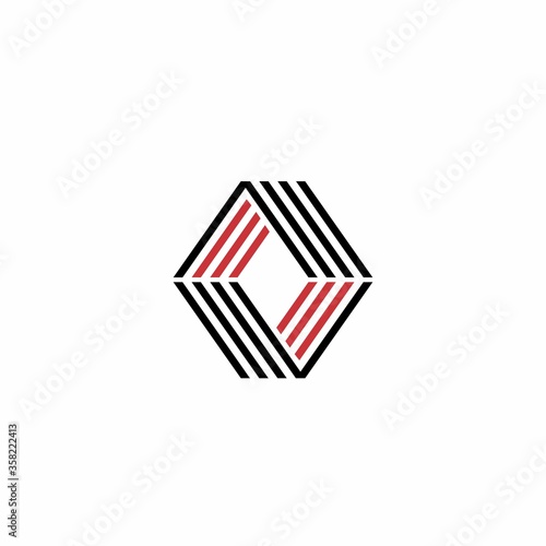 AV, VA, AOV, OAV, OVA initials geometrical logo and vector icon