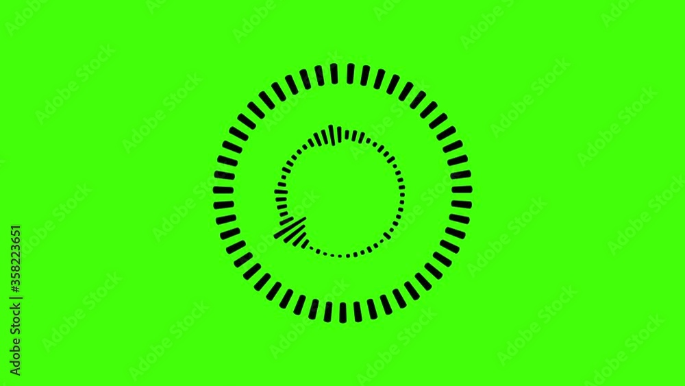 audio wave or frequency digital animation effect 4K movement on green screen background. Is a sound technology or audio recorders.