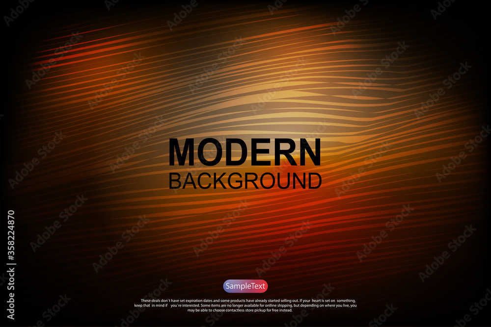 Obraz premium Abstract dark design with gradient, subtle gray wavy stripes