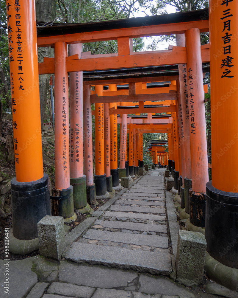Fushimi Inari Shrine. Kyoto, Japan. Fushimi Inari Shrine. Kyoto, Japan.