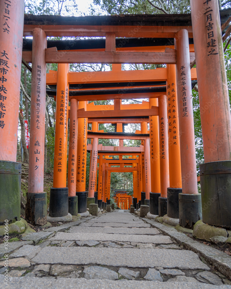 Fushimi Inari Shrine. Kyoto, Japan. Fushimi Inari Shrine. Kyoto, Japan.