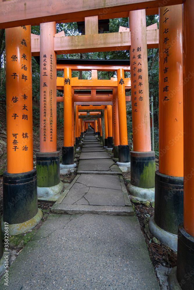 Fushimi Inari Shrine. Kyoto, Japan. Fushimi Inari Shrine. Kyoto, Japan.