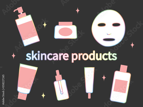 beauty skincare  product set