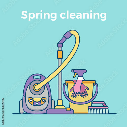 Household cleaning supplies