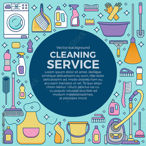 Household cleaning supplies