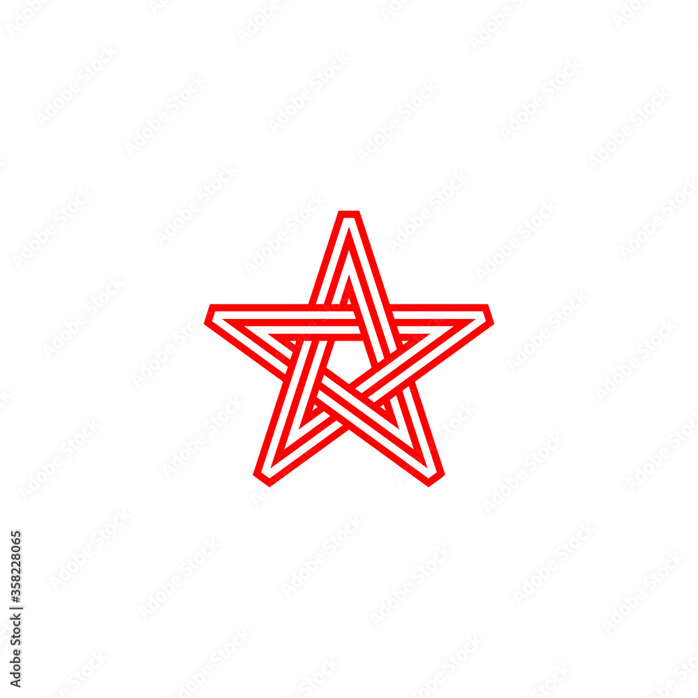 Red line impossible star Red line impossible star