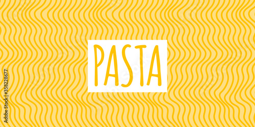 Pasta banner. Macaroni background