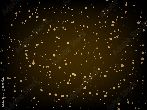 waterfalls of golden glitter sparkle bubbles champagne particles stars