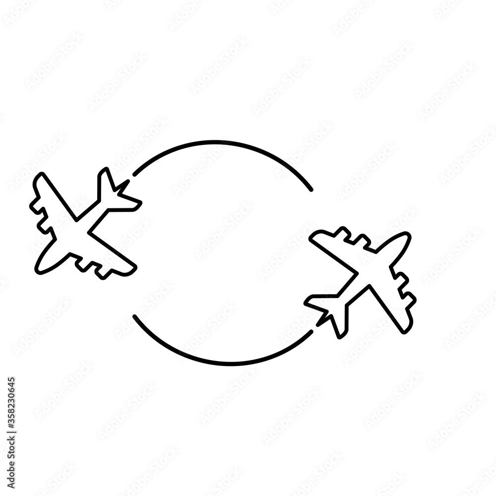 plane - transportation icon vector design template plane - transportation icon vector design template