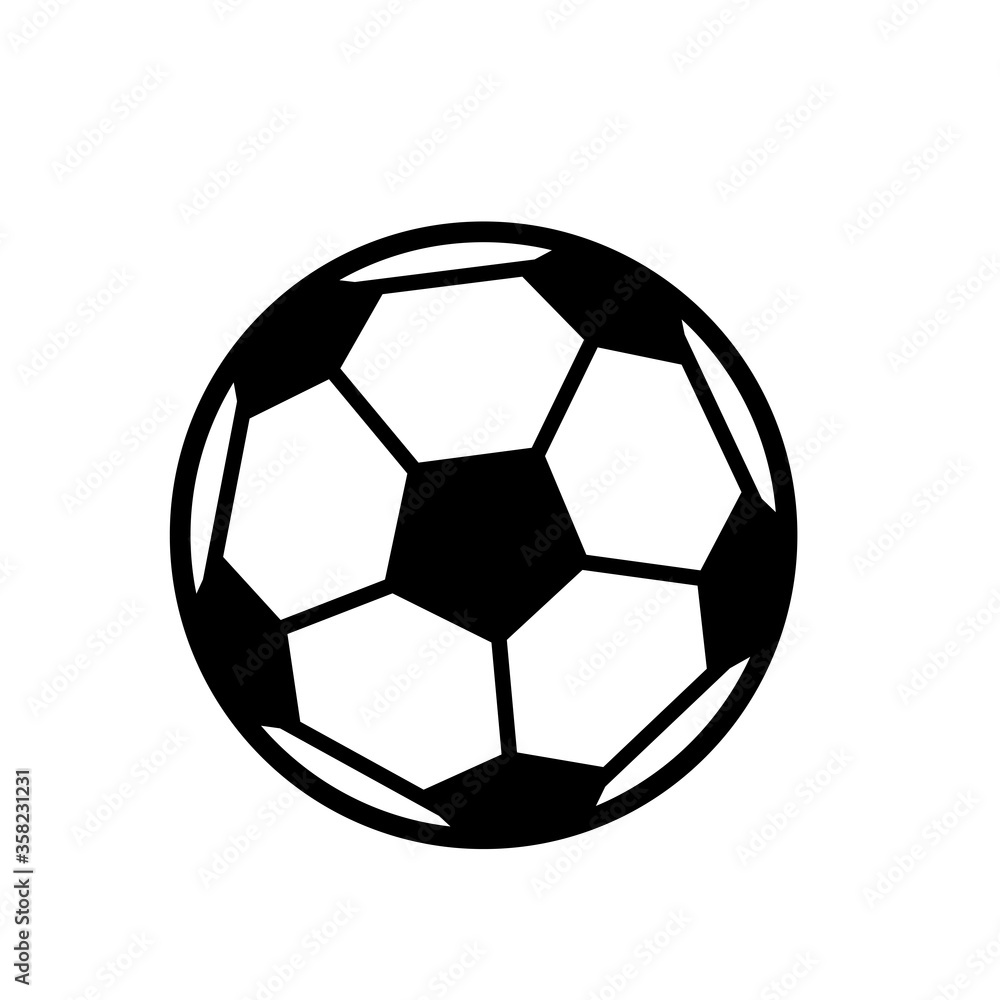 soccer ball - sport icon vector design template soccer ball - sport icon vector design template